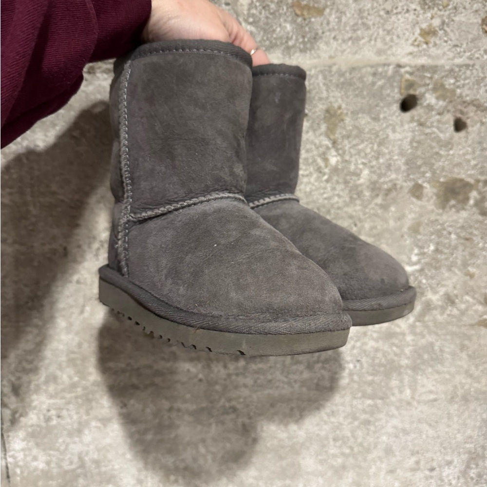 UGG Charcoal Suede Boots